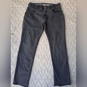 Lee Dark Gray Straight Leg Jeans